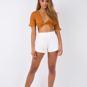 Princess Polly Evergreen Wrap Top